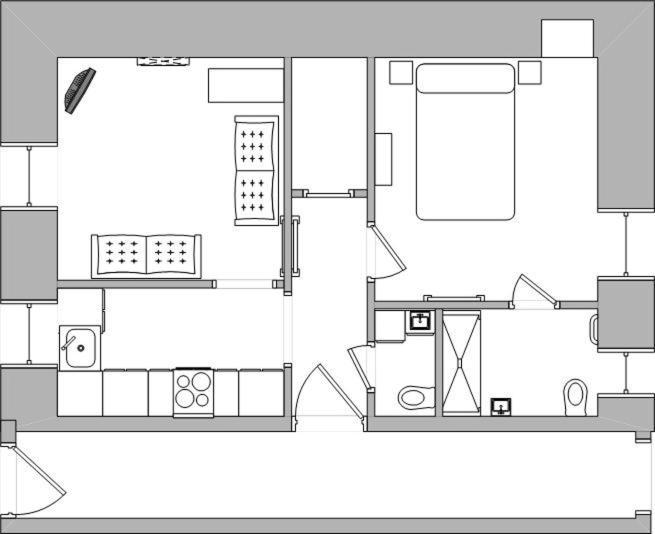 One Bedroom Flat, Very Close To Town Center. โอบาน ภายนอก รูปภาพ